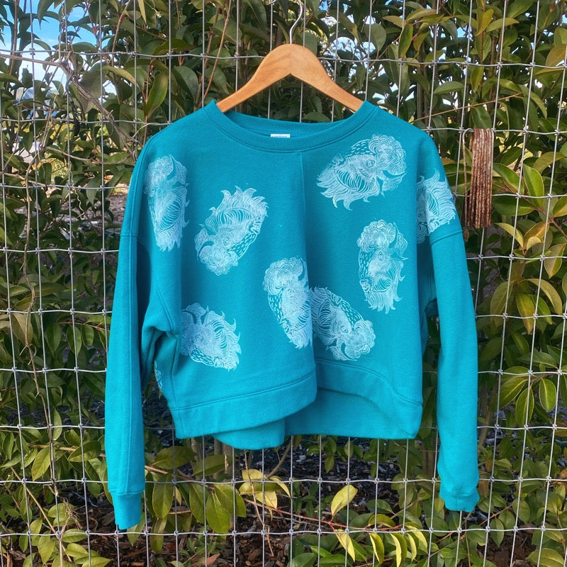 Cropped Bison Sweatshirt