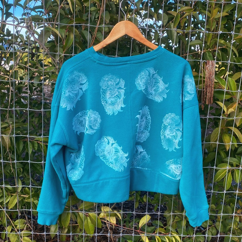 Cropped Bison Sweatshirt